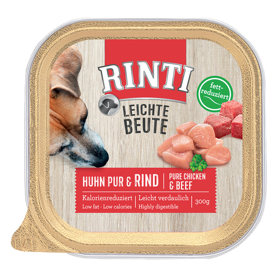 Ekonomipack: RINTI Leichte Beute18 x 300 g - Kyckling & nötkött