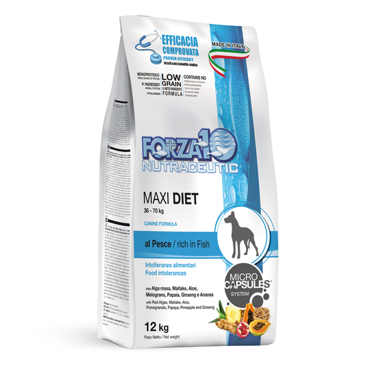Forza 10 Maxi Diet med fisk - Ekonomipack: 2 x 12 kg