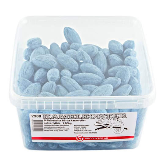 Kameleonter Blåbärssalta Storpack - 1,85 kg