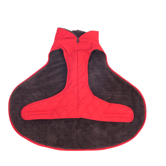 Steppmuster hundjacka - ca 60 cm rygglängd