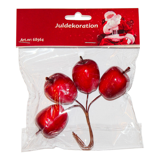 Dekorationsbär Jul - 4-pack