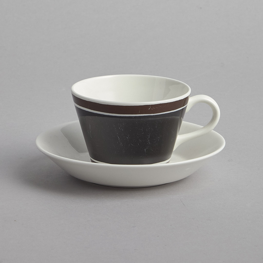 Gustavsberg - "Terra" Kaffekopp med Fat