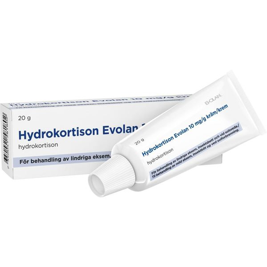 Hydrokortison Evolan kräm 10 mg/g 20 g
