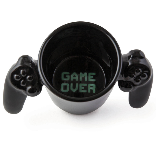 Porslinsmugg, game over 340 ml
