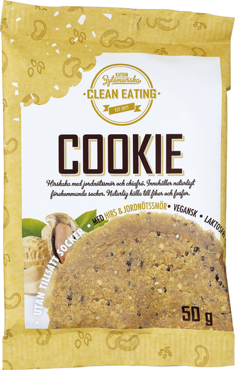 Clean Eating Cookie Hirs och Jordnötssmör 50 g