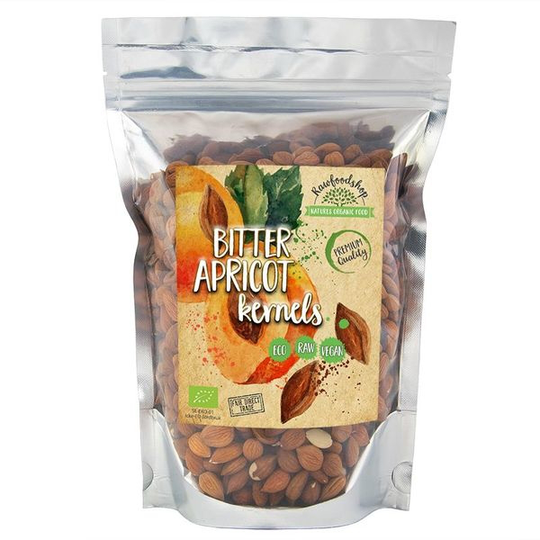 Rawfoodshop Aprikoskärnor Bittra EKO 500 g