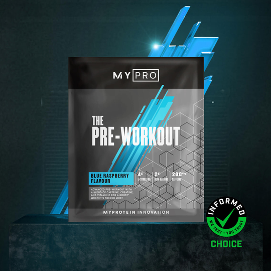 THE Pre-Workout (Sample) - 14g - Blå Hallon