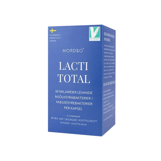 Nordbo LactiTotal Vegan, 30 kapslar