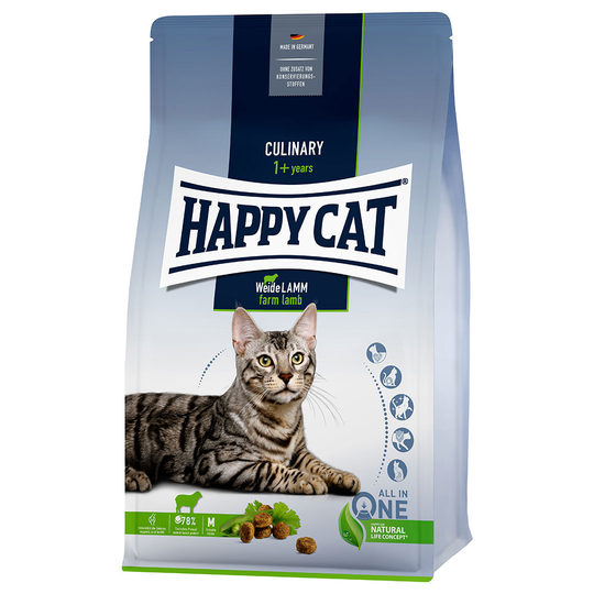 Happy Cat Culinary Adult Farm Lamb - Ekonomipack: 2 x 300 g