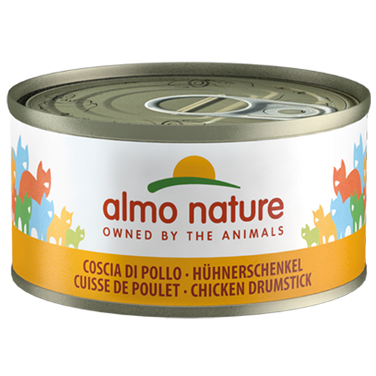 20 + 4 på köpet! 24 x 70 g Almo Nature - Kyckling 3 sorter