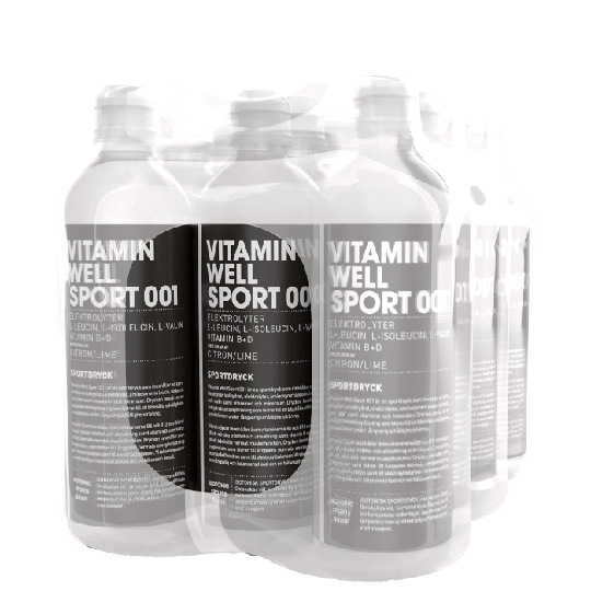 12 x Vitamin Well Sport, 500ml