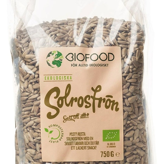 Biofood Solrosfrön 750 g