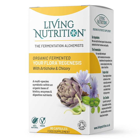 Living Nutrition Your Flora Symbiotic Regenesis 60 kapslar