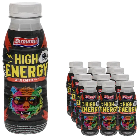 Ehrmann Kaffe Vanilj Energy Drink 12-pack