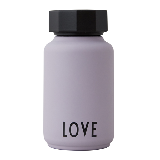 Design Letters - To Go Termoflaska Hot & Cold liten Love Lavendel