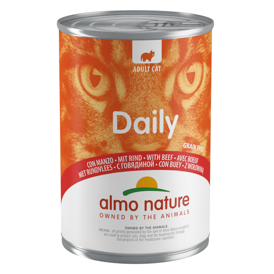 Ekonomipack: Almo Nature Daily Menu 48 x 400 g - Nötkött