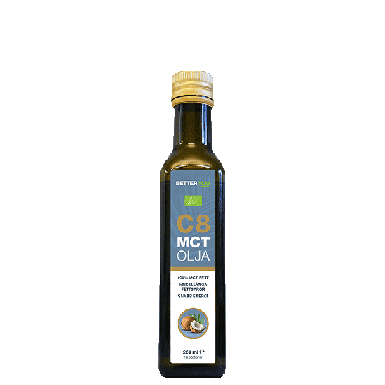 Ekologisk C8 MCT Olja, 250 ml