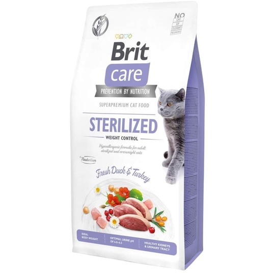 Brit Care Cat Grain Free Sterilized Weight Control (7 kg)