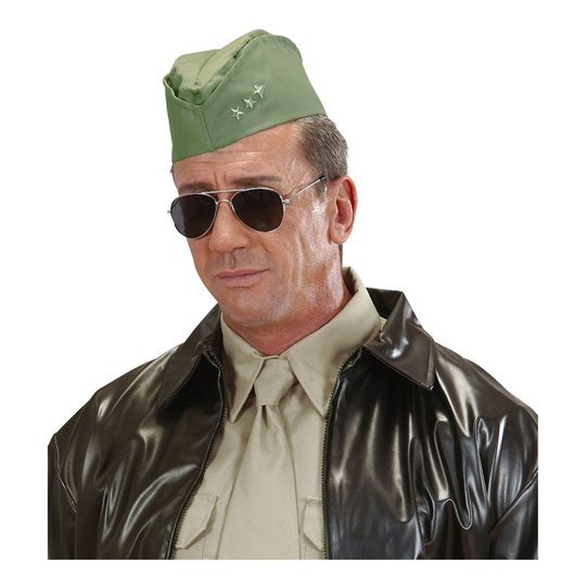 40-tals Militärhatt Grön - One size