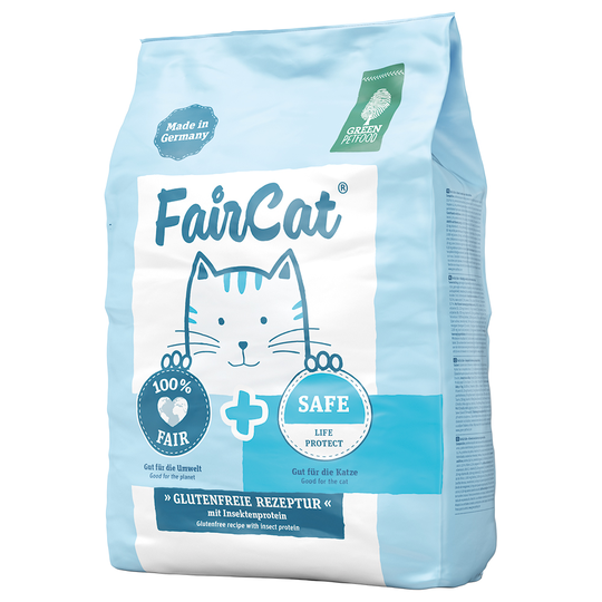 FairCat Safe torrfoder för katt - 1,5 kg (5 x 300 g)