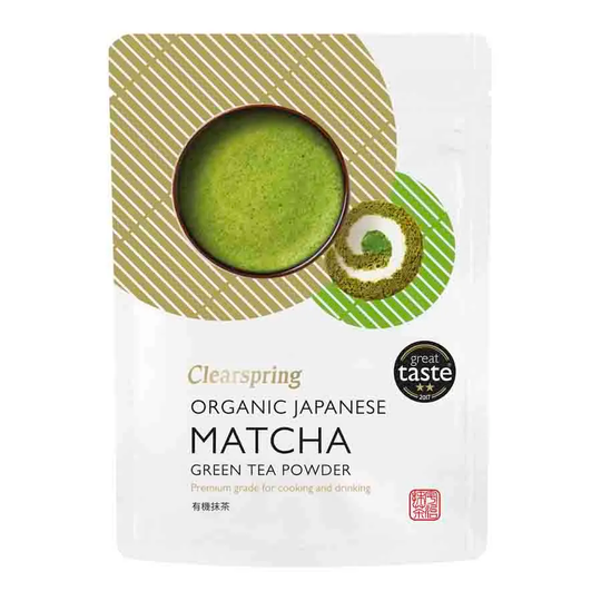 Clearspring Matcha Pulver Premium, 40 g ekologisk