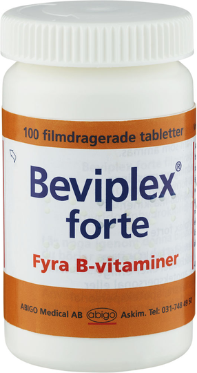 Beviplex® forte Filmdragerad tablett Burk, 100tabletter