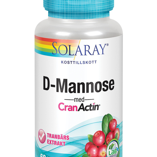 Solaray D-Mannose & CranActin 60 kapslar