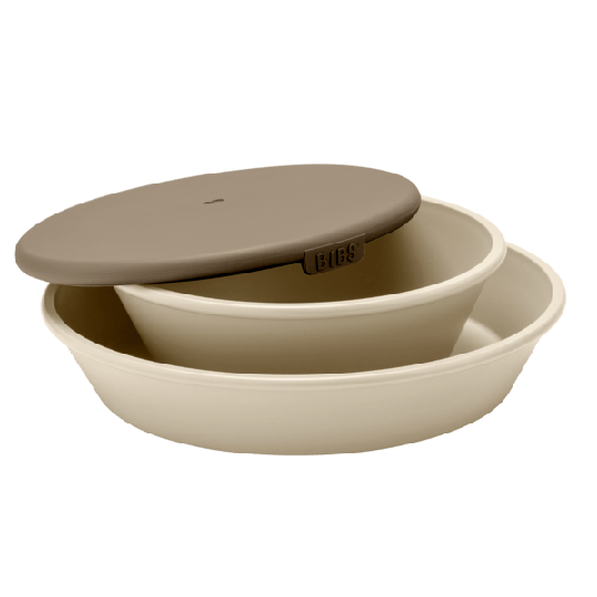 BIBS Dinner Plate Set Vanilla