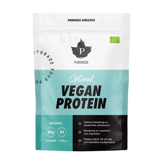 Pureness Athletics Optimal Vegan Protein, 600g ekologisk