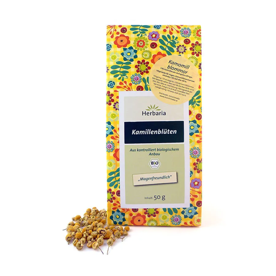 Herbaria Kamomill Blommor Te, 50g ekologisk