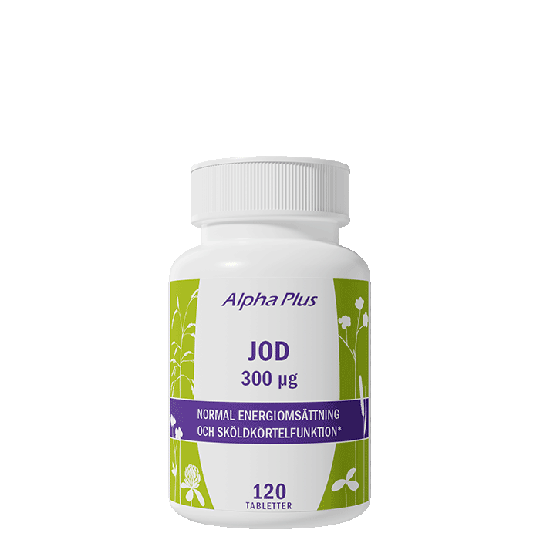 Jod 300 μg. 120 tabletter