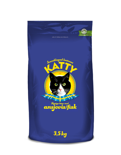 Katty Nyttiga bitar m ansjovis fisk 3,5kg