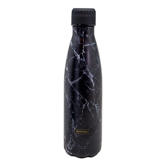 Termisk Flaska Marmor Svart - 500 ml