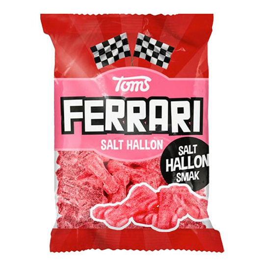Ferrari Salt Hallon Godispåse - 120 gram