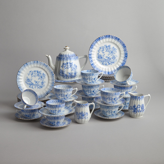 Vintage - SÅLD "China Blau" Servis i 50 delar