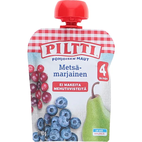 Piltti 5 x Fruktpuré Klämmis