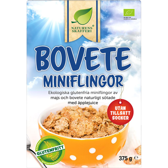 NATURENS SKAFFERI Bovete Miniflingor 375 g