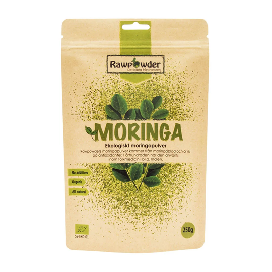 Rawpowder Moringa, 250g pulver ekologisk