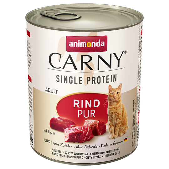 Animonda Carny Single Protein Adult 6 x 800 g - Nötkött pur