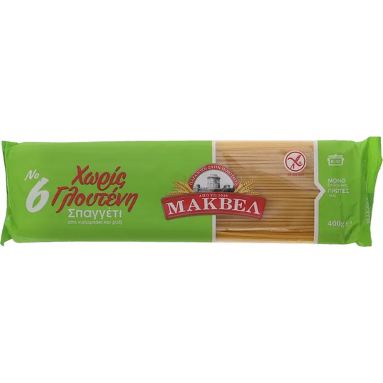MAKVEL 2 x Spagetti No6 Glutenfri