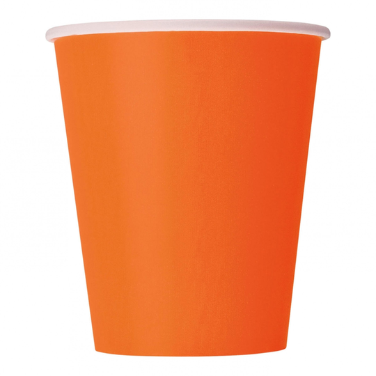 Pappersmuggar Orange - 14-pack