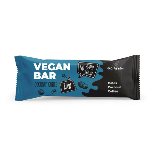 Nuts Fabriken Vegan Bar Kokos & Kaffe 40 g