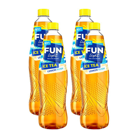 Fun Light Saft Ice Tea Lemon Rush 4-pack