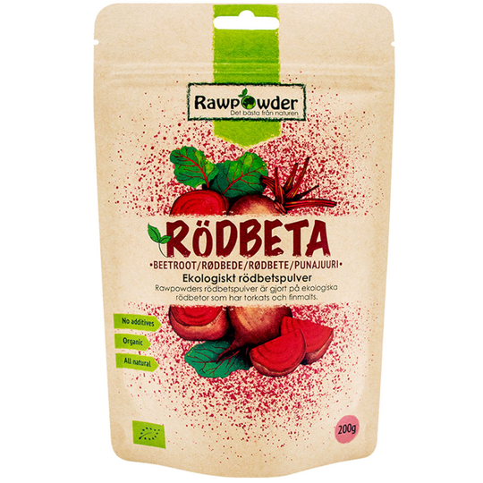 Rawpowder Rödbetspulver 200 g