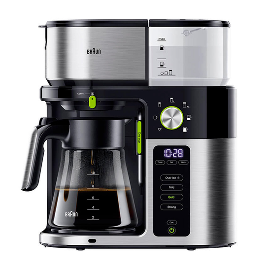 BRAUN - MultiServe Kaffebryggare KF9050BK Rostfri/Svart