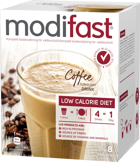 Modifast Pulver Kaffe 55g 8st