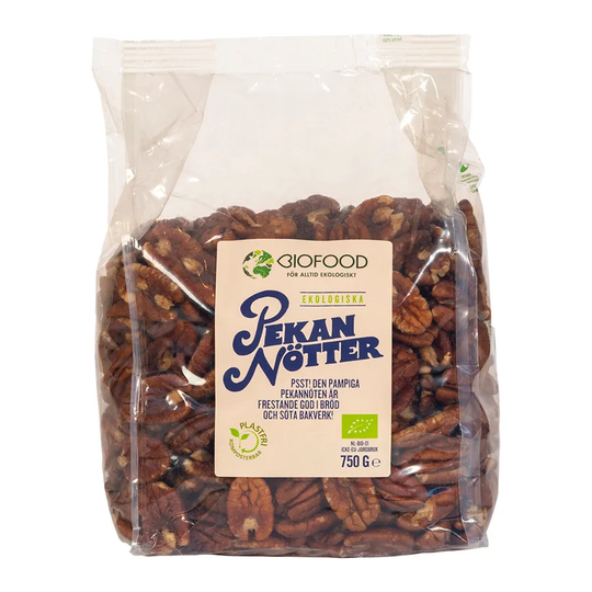 Biofood Pekannötter, 750g ekologisk