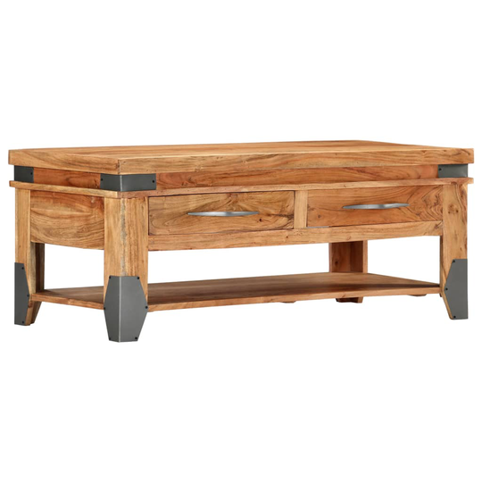 vidaXL Soffbord 110x52x45 cm massivt akaciaträ