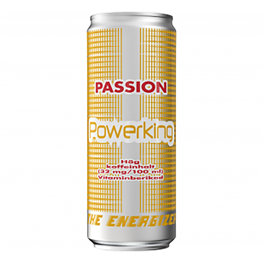 Powerking Passionsfrukt Energidryck - 1-pack