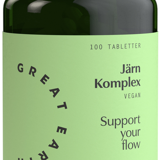 Great Earth Järn Komplex 25 mg 100 tabletter